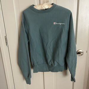 Champion Womens Teal Crewneck Sweatershirt